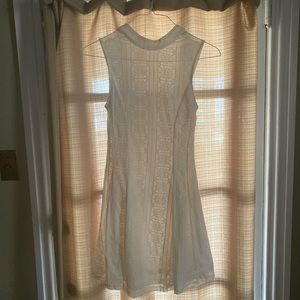 White lace dress